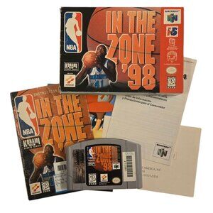 NBA Basketball In The Zone 98 Nintendo 64 Game Vintage N64 Ex Rental